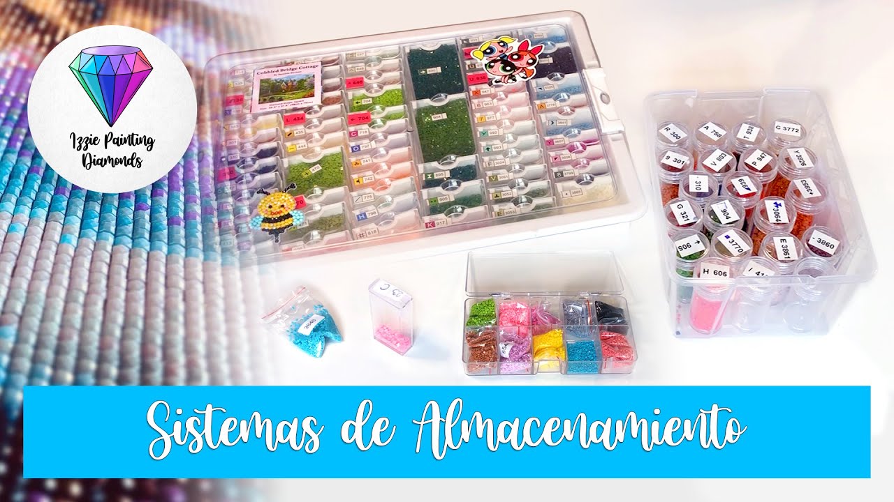 Sistemas de Almacenamiento para Pintura Diamante - Drills Storage  Containers for Diamond Painting 