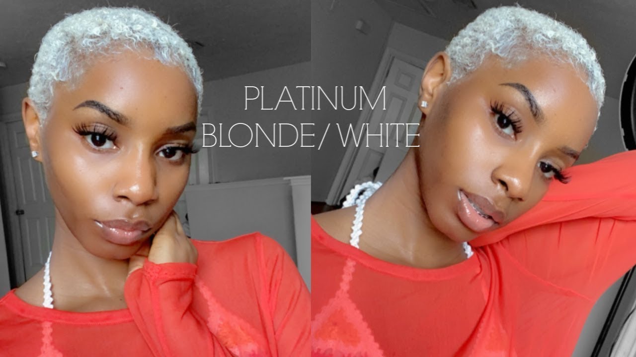 6. Platinum Blonde Short Hair with Dark Roots - wide 6