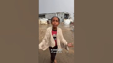 A Little Girl in Gaza Cries for Warmth