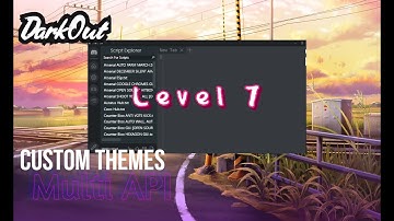 DarkOut I Level 7 I Sexy UI I Multi API I Custom Themes I