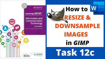 RESIZE and DOWNSAMPLE images in GIMP - Task 12c