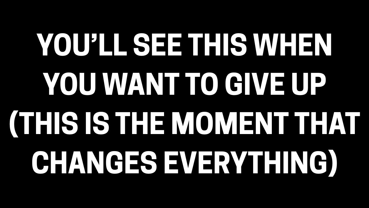 This is the Moment That Changes Everything (Watch When This Appears)