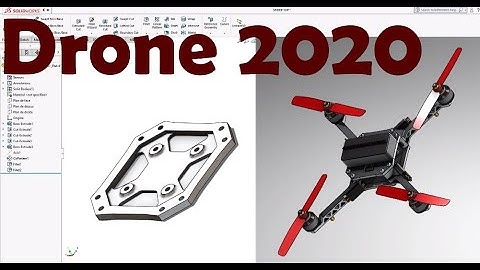 Solidworks Complete Project Drone - 1 - Spider Base - PART DESIGN