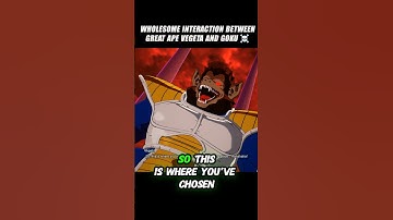 Wholesome Interaction Between Goku And Great Ape Lol 🤯 #crashout #goku #sparkingzero #dragonballz