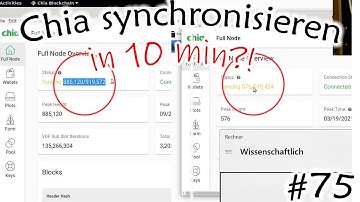 #75 Chia Full Node schnell synchronisieren unter Ubuntu und Windows