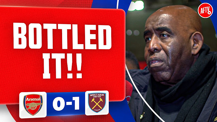 We Bottled It In The Board Room & On The Pitch! (Robbie) | Arsenal 0-1 West Ham