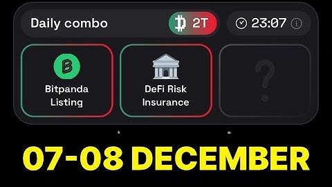 Dropee Daily Combo 07 & 08 December | Dropee Daily Combo Today | Today Dropee Combo Card |