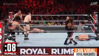 Royal Rumble 2017 30 Man Rumble Highlights  WWE Highlights