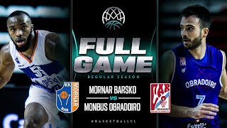 Mornar Barsko Zlato v Monbus Obradoiro | Full Basketball Game | Basketball Champions League 2023