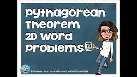 Pythagorean Theorem Word Problems