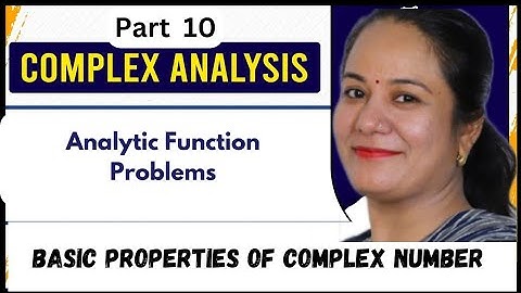 Complex Analysis | Analytic Function Problems | Conditions to be analytic function Bsc 3rd year math