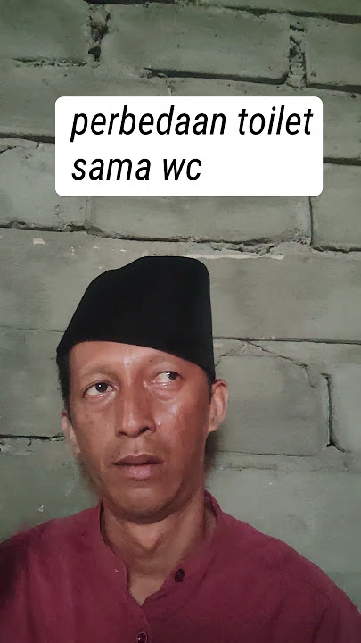perbedaan toilet sama wc #lucu #ngakak #komedi