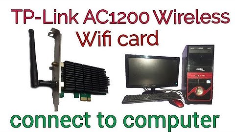 TP-Link AC 1200 Wireless WiFi PCle card | Wireless WiFi card connect kar Internet chalaye