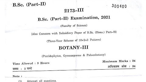 B.sc 2nd year | botany paper 3rd University of Rajasthan ( pteridophytes gymnosperms & plaeobotany )