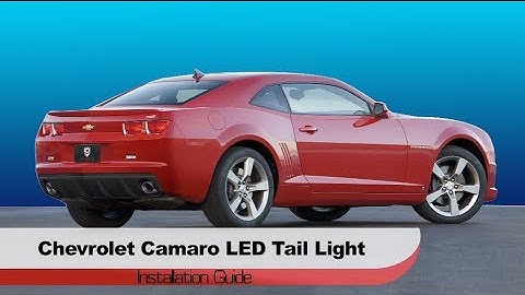 Spyder Auto Installation: 2010-2013 Chevrolet Camaro LED Tail Lights