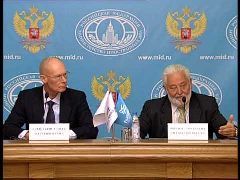 Брифинг С.Кристенсена и В.Лоссерталеса