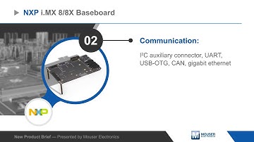 NXP Semiconductors i.MX 8/8X Baseboard (MCIMX8-8X-BB) — New Product Brief | Mouser Electronics