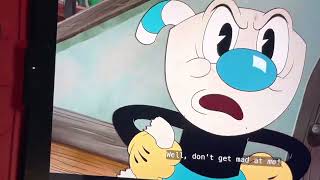 The Cuphead Show:Handle with care scene:I’m The one tryin’ to remember what glue is