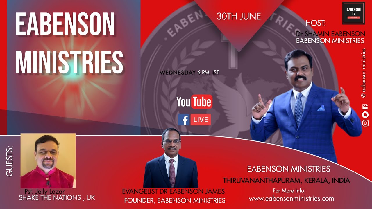 EABENSON TV -EABENSON MINISTRIES- DR SHAMIN EABENSON