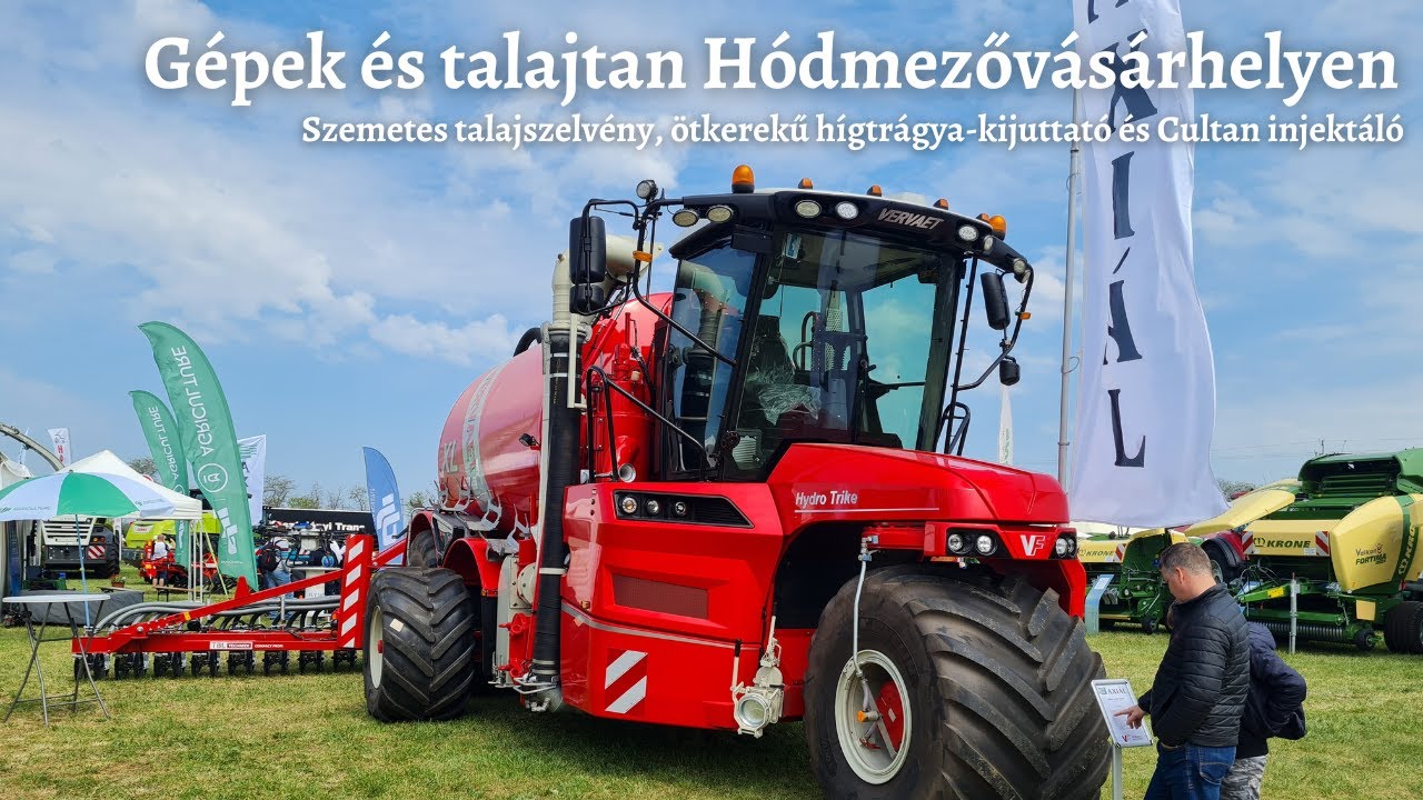 Ötkerekű hígtrágya-kijuttató, újjáéledő talajszelvény, tartályos Cultan injektáló Hódmezővásárhelyen