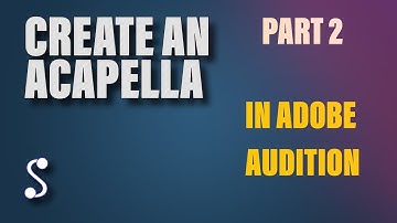 Cleaning up an Acapella in Audition CS5.5 Part 1