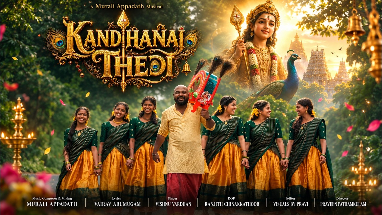 Watch Kandhanai Thedi | Tamil Murugan Devotional Song | Azhaga Mella Siruchu | Murali Appadath on YouTube Watch Kandhanai Thedi | Tamil Murugan Devotional Song | Azhaga Mella Siruchu | Murali Appadath on YouTube