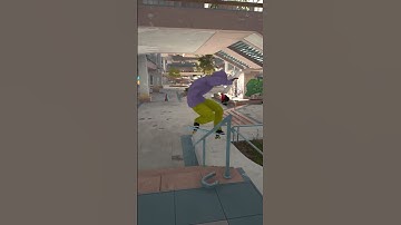 A Fs Boardslide into a Fs Noseslide 270 out at the Abandoned Mall in Session (Skate Sim) 🥳 #shorts