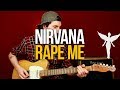 Как играть Nirvana Rape Me на гитаре Разбор с табами