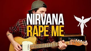 Как играть Nirvana Rape Me на гитаре Разбор с табами