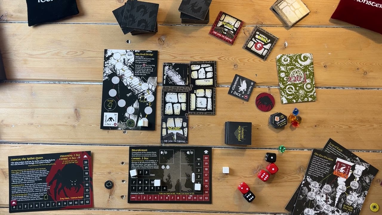 Bag of Dungeon: Legends 2 Relics - Paths of the ancients - 5 minute Set up and components