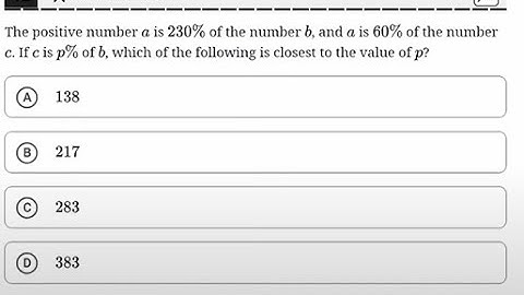 The positive number a is 230% of the number b, and a is 60% of the number c. If c is p% of b, which