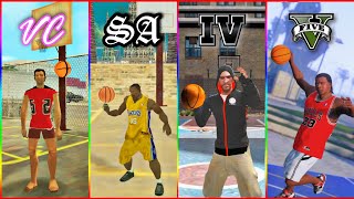 How to Play BASKETBALL in GTA Games | Evolution