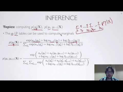 Neural networks [3.5] : Conditional random fields - computing marginals