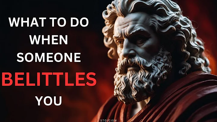How To Respond When Someone Belittles You - Marcus Aurelius Stoicism
