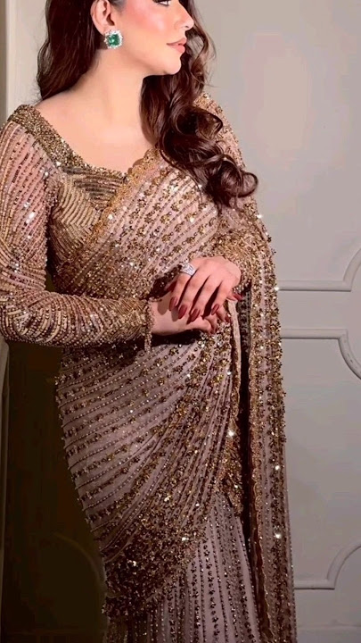 ❤️✨Beautiful designer partywear latest fancy unique saree #designer #partywear #fancy #saree