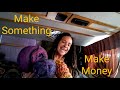 How I Make Money With Used Clothing & Yarn / Yarn Haul / Van Life