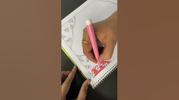 Front page border design,title page border  #projectfiledecoration #border_design #shorts #indietube