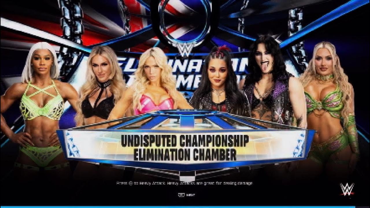 WWE Elimination Chamber 2026| Women's Undisputed Elimination Chamber championship match WWE2K25