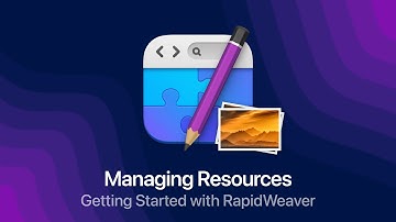 Managing Resources in RapidWeaver