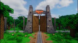 Minecraft: Jurassic Park Gate (with Create Mod) screenshot 4