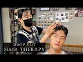 Asmr          drop cut  head scaling  hair therapy