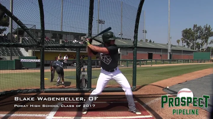 Blake Wagenseller prospect video, OF, Poway High S...