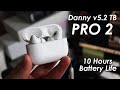 New airpods pro 2 clone danny v52 tb airoha 1562ae  with stronger anc  10 hours battery life