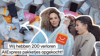 OMg Wij hebben 200 verloren ALiExpress pakjes opgekocht! wat zit er allemaal in?