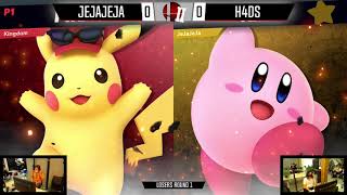 Back in Blood 2 - LOSERS TOP 8 - JeJaJeJa (Kirby) vs H4DS (Pikachu)