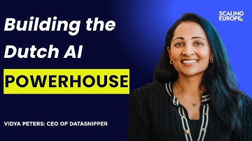 Vidya Peters: CEO of DataSnipper - the fastest growing company in the Netherlands