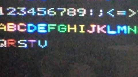 Arduino TVoutColor NTSC