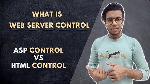 What is ASP.NET Web Server Controls | Difference Between Asp Controls vs html controls #2022