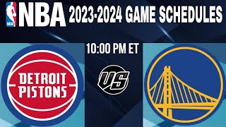 Detroit Pistons vs. Golden State Warriors I FULL GAME HIGHLIGHTS I 01.05.2024