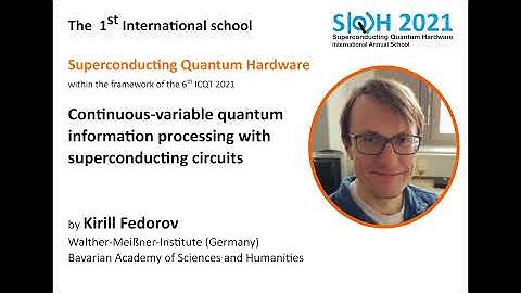 Continuous-variable quantum information processing with superconducting circuits